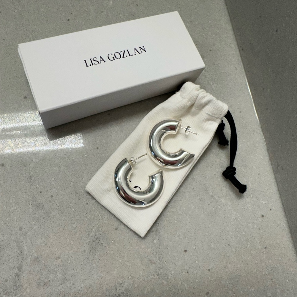 Lisa Gozlan “The Lisa Hoop” Earrings
